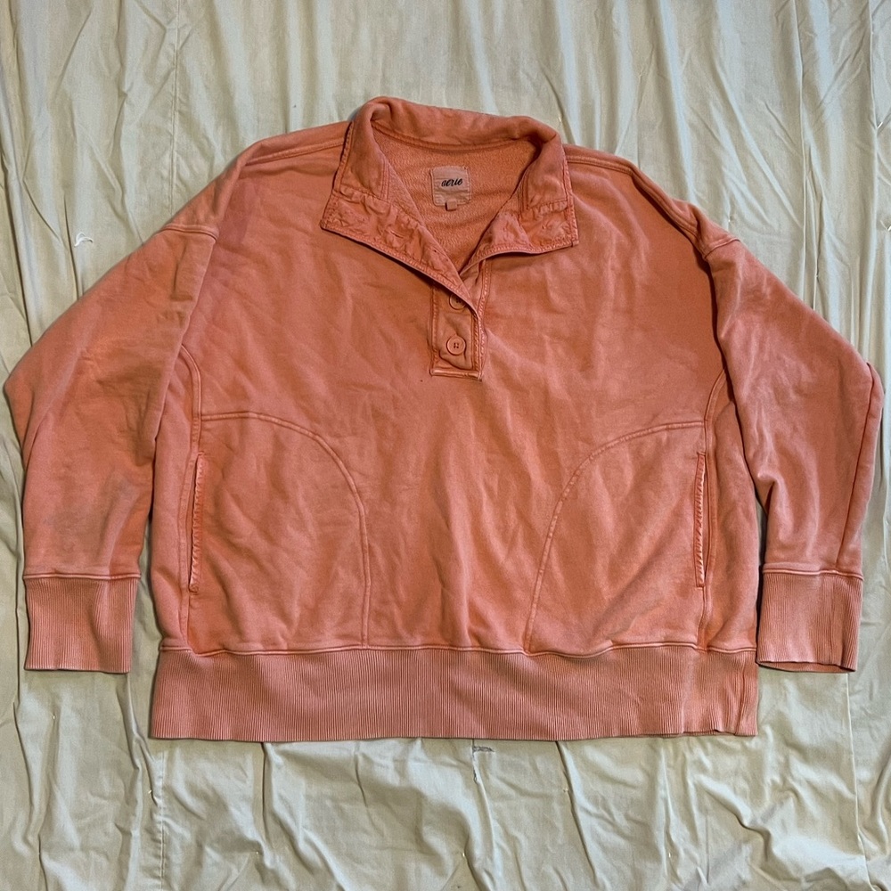 Aerie The Good Times Henley Sweatshirt